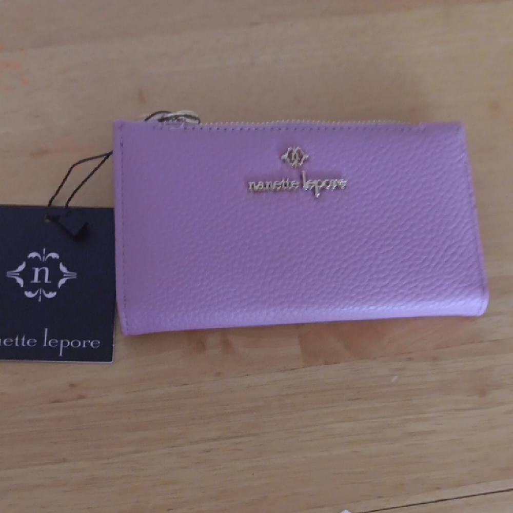 Nanette Lepore Purple Wallet Elegant Design